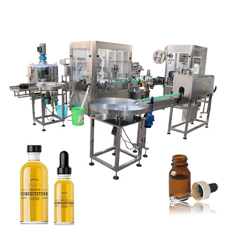 Tappatrice di riempimento bottiglia di tintura e-liquid per olio essenziale da 30 ml con serbatoio di miscelazione