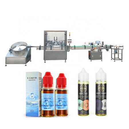 Macchina di riempimento liquido per sigarette elettroniche semiautomatiche per piccole imprese