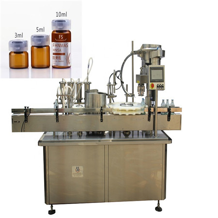 JB-YX4 Tappatrice automatica per riempimento di bottiglie e-liquid di olio cbd da 15 ml 30 ml 60 ml, linea di riempimento di bottiglie di ejuice di vape