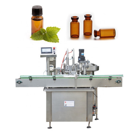 etichettatrice automatica per imbottigliamento di bottiglie di vetro di olio essenziale per etichettatrici