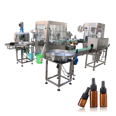 Produttori di tappatrici per imbottigliamento di bottiglie di oli essenziali da 10 ml 15 ml 30 ml 50 ml per macchine per l'imbottigliamento di fiale