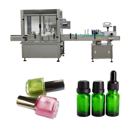 Linea di produzione dell'imballaggio di riempimento della macchina di rifornimento cosmetica liquida automatica della lozione crema rotatoria