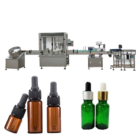 Riempitrice e confezionatrice automatica di bottiglie di olio di succo d'acqua Dession