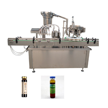Riempitrice automatica di olio di canapa per bottiglie da 100 ml 500 ml, riempimento di olio d'oliva e tappatrice